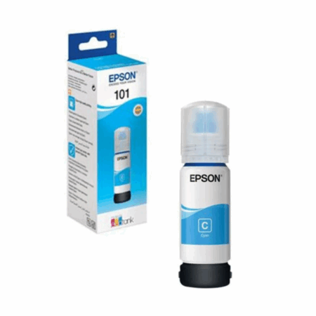 Bouteille D'encre Original EPSON 101 - Cyan (C13T03V24A)