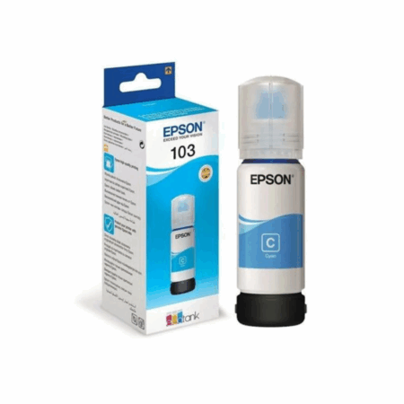 Bouteille D'encre Original EPSON ECOTANK 103 - Cyan
