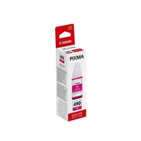 Bouteille d'encre Adaptable  Canon GI-490 - Magenta