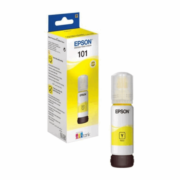 Bouteille D'encre Original EPSON 101 - Jaune (C13T03V44A)