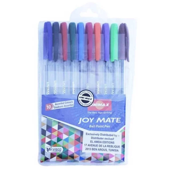 Pochette De 10 Stylos Joymate - Unimax