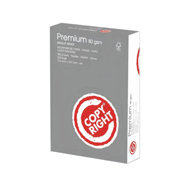 Rame Papier COPY RIGHT Premium Blanc A4 80 GR