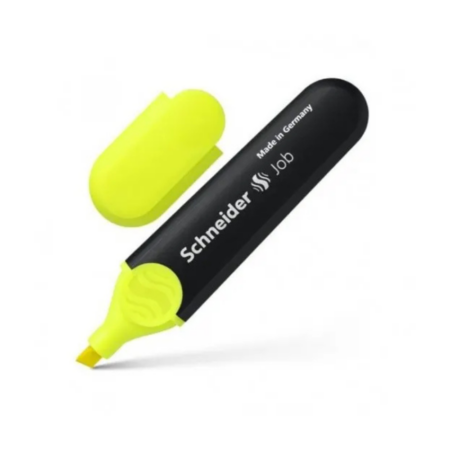 MARQUEUR FLUO SCHNEIDER JOB JAUNE